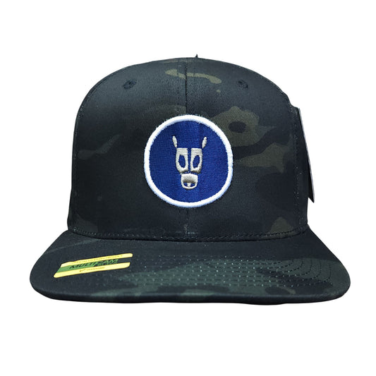 Macho Raton Blue Logo Snapback Hat