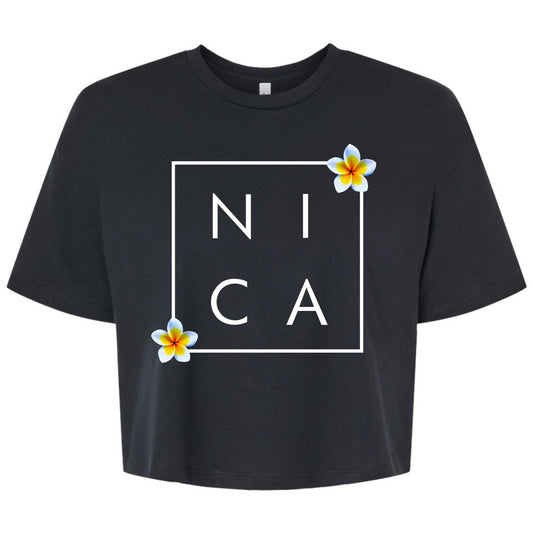 Nica Flower Crop T-Shirt