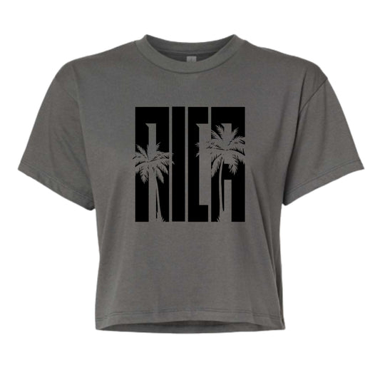 Nica Palms Crop T-shirt
